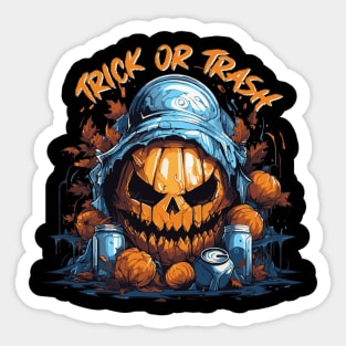 Trick or Trash! Sticker